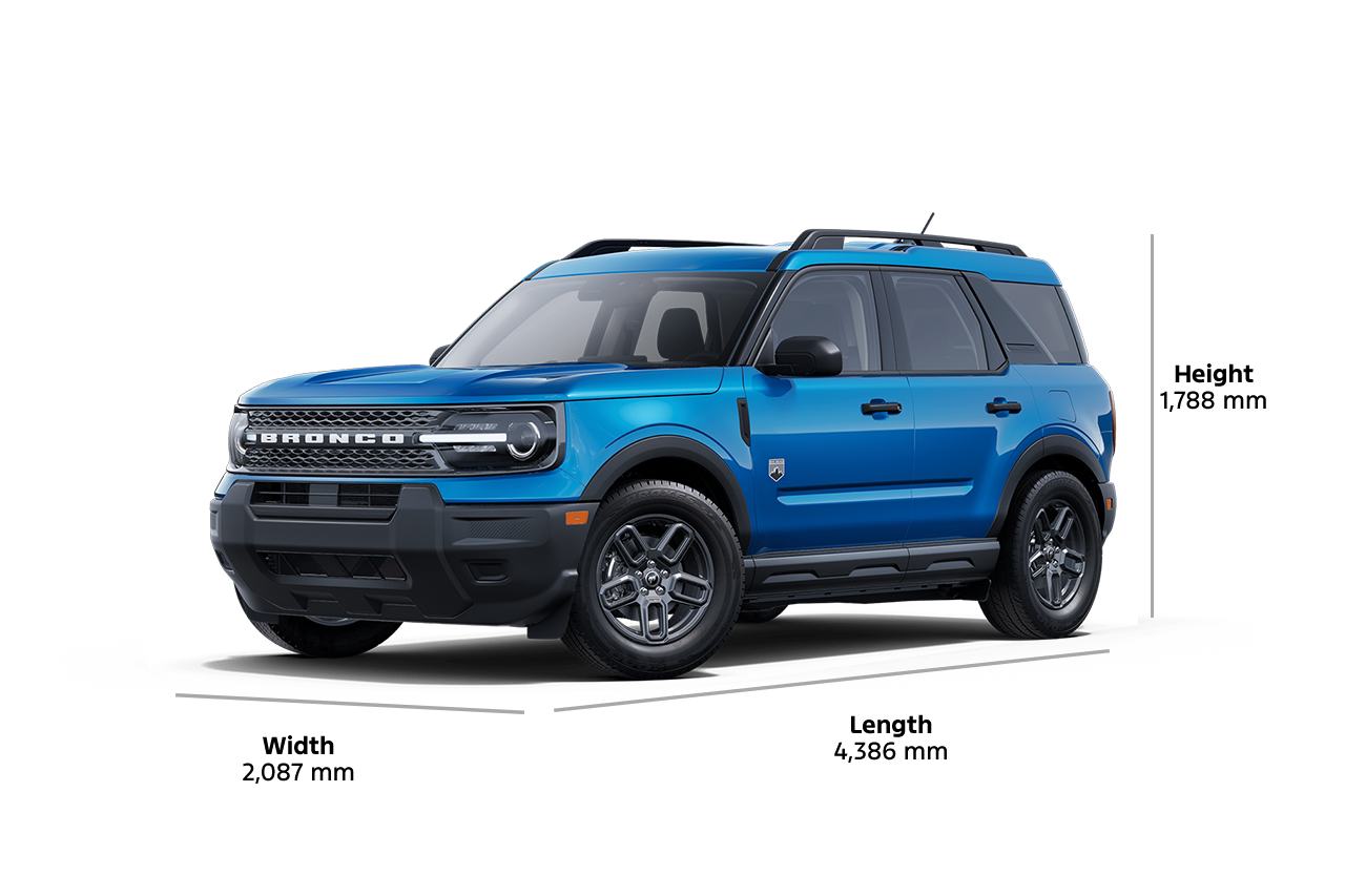 2025 Ford Bronco Sport® Big Bend® model shown in 3/4 profile
