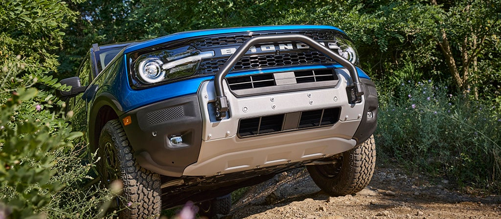 2025 Ford Bronco Sport® parked with front brush guard