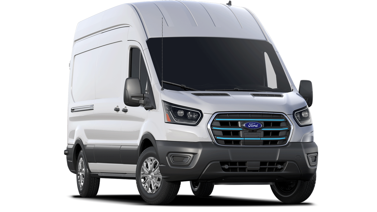 2025 Ford E-Transit™ Cargo Van in Oxford white