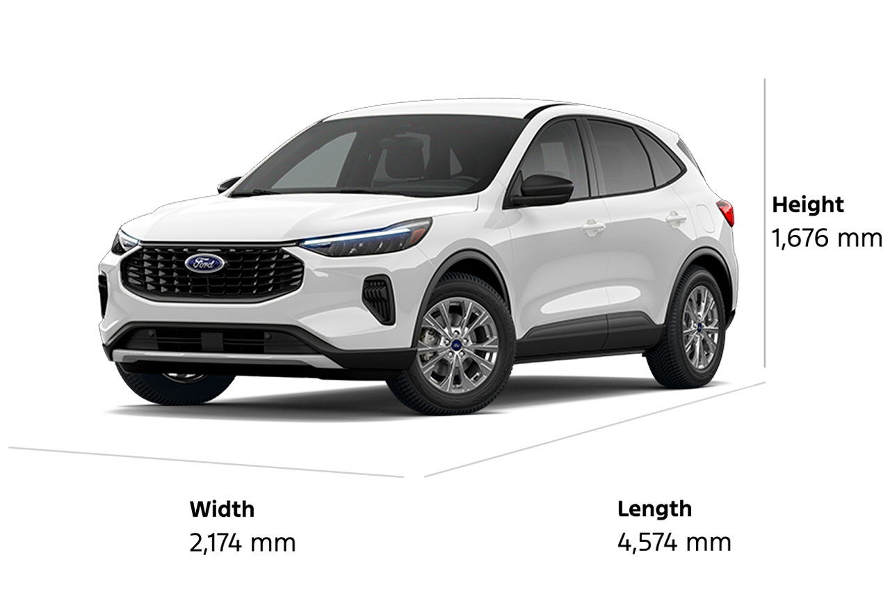 2026 Ford Escape® Active® model dimensions