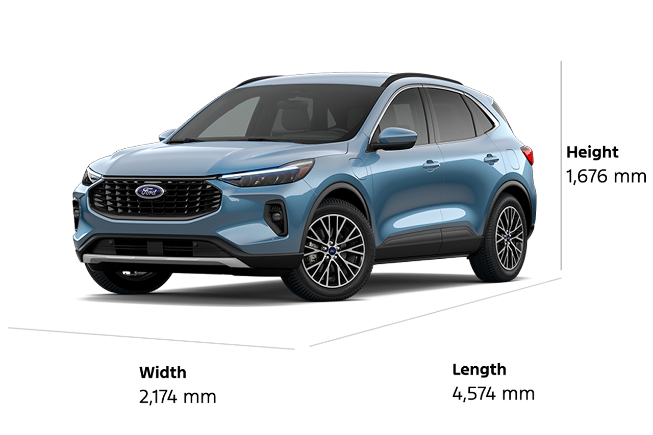 2026 Ford Escape® Plug-In Hybrid model dimensions