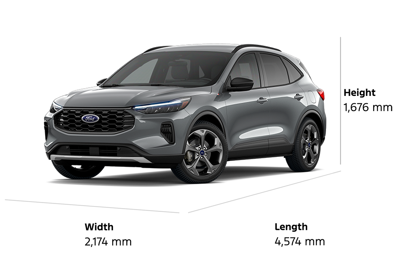 2026 Ford Escape® ST-Line model dimensions