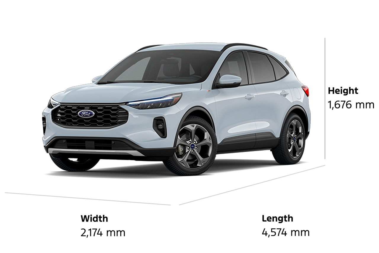 2026 Ford Escape® ST-Line Select model dimensions