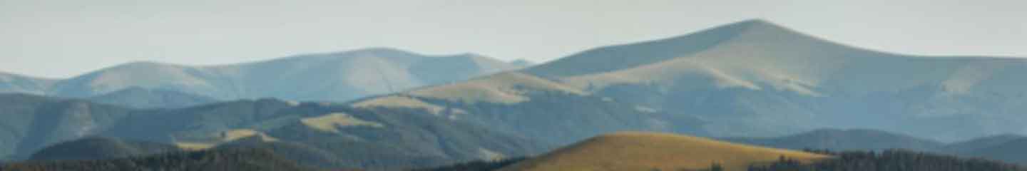 A series of rolling hills