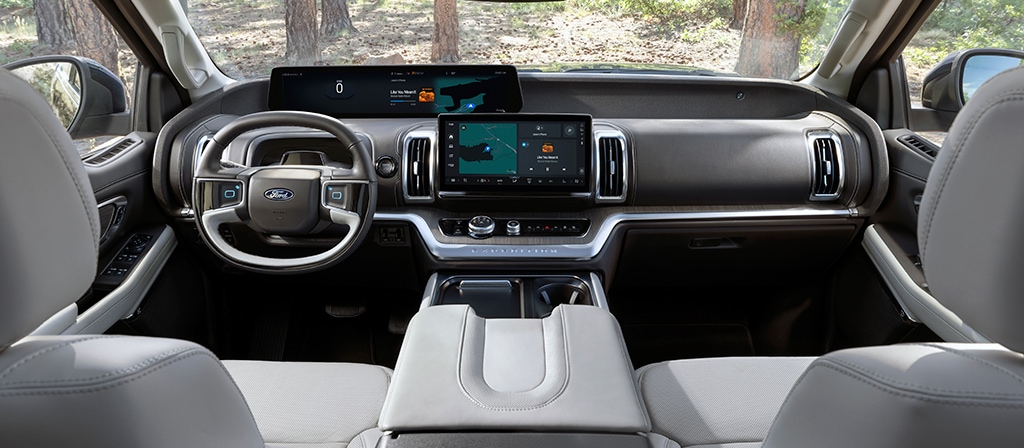 2025 Ford Expedition® SUV front seating area and dashboard