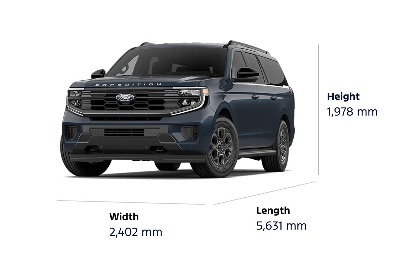 2026 Ford Expedition MAX® Active SUV dimensions