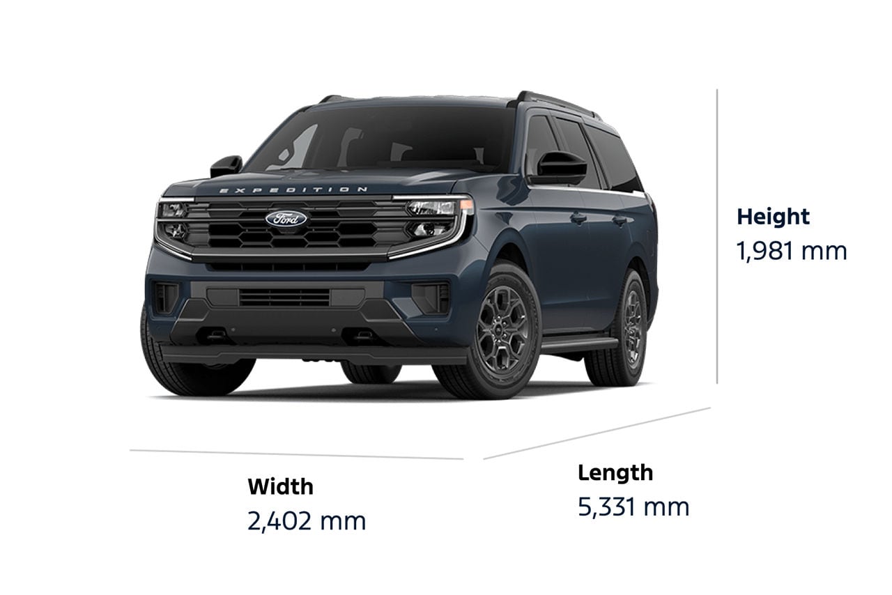 2026 Ford Expedition® Active SUV dimensions