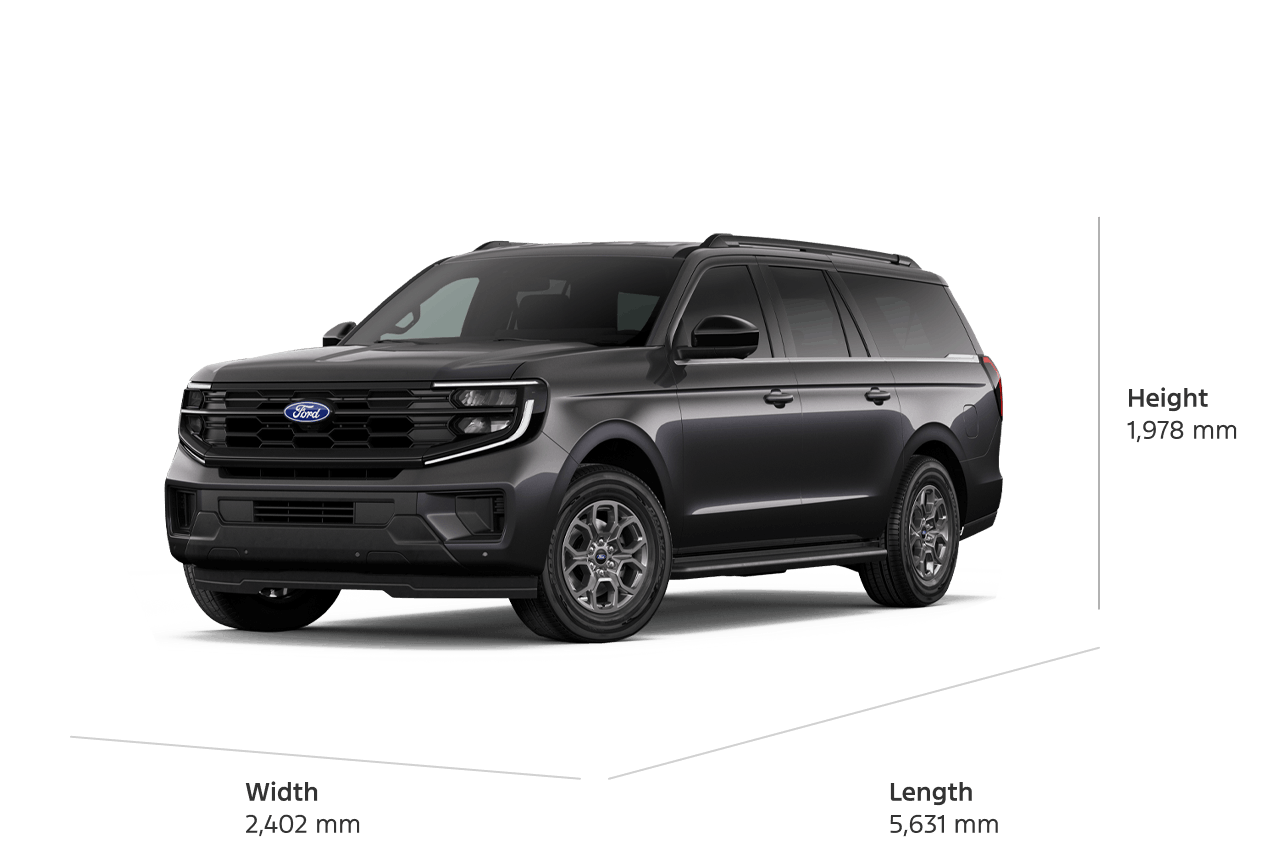 2027 Ford Expedition® MAX Active SUV dimensions