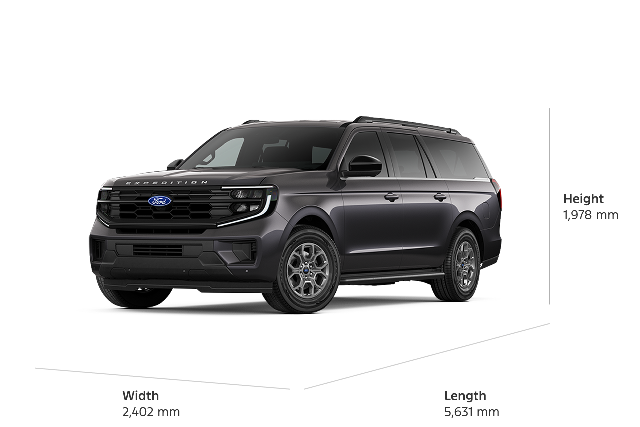 2027 Ford Expedition® MAX Active SUV dimensions