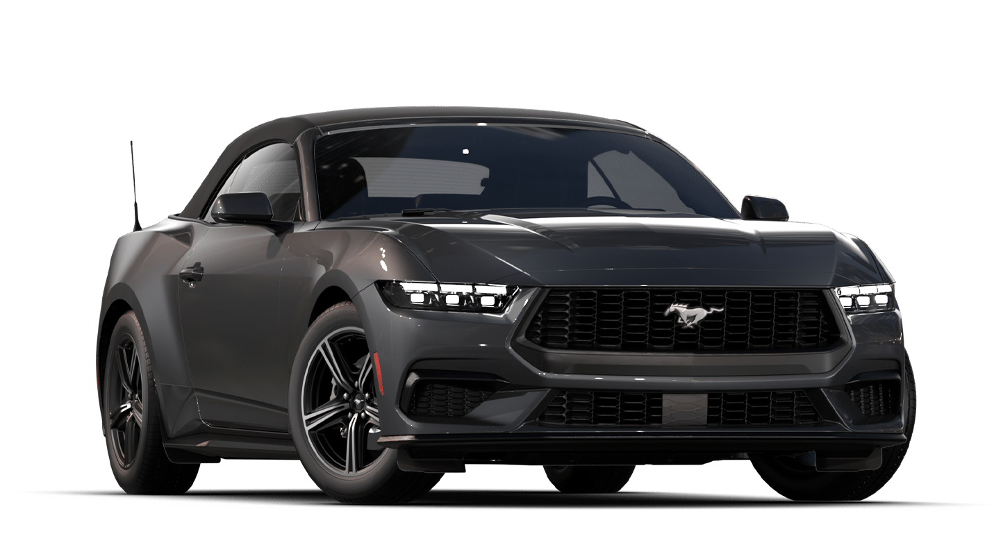 2025 Ford Mustang® EcoBoost® Premium Convertible in Carbonized Gray