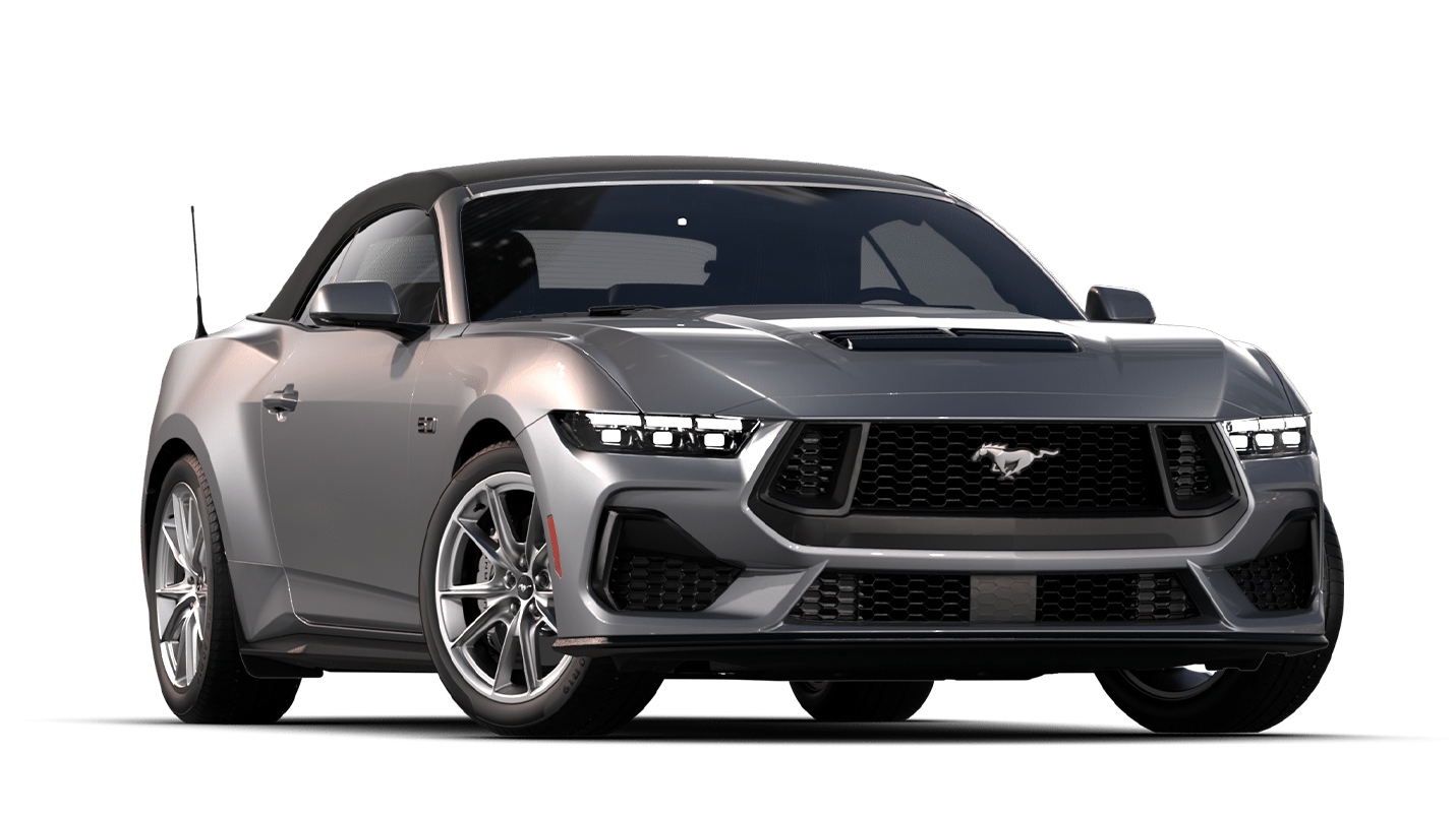 2025 Ford Mustang® GT Premium Convertible in Iconic Silver