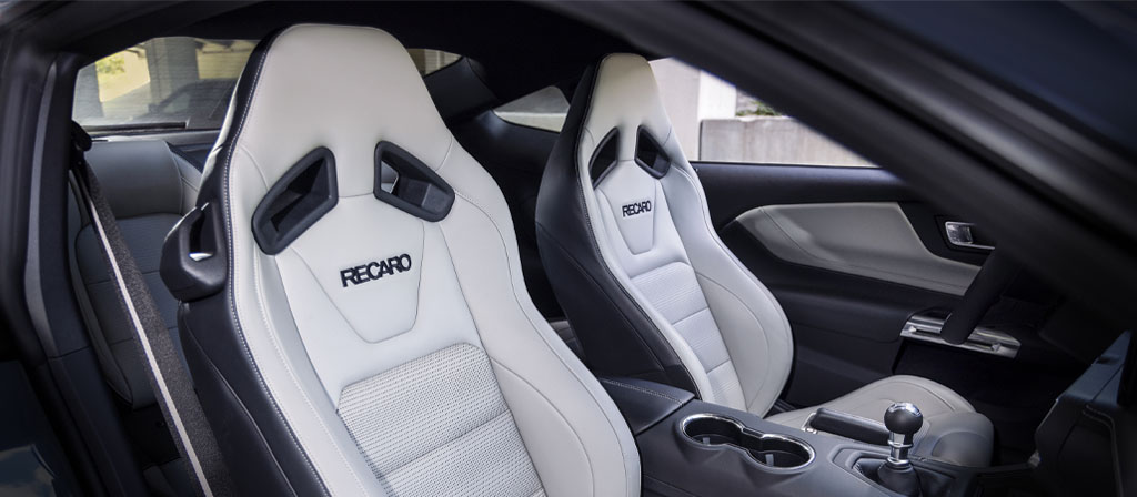 2025 Ford Mustang® interior with available RECARO® seats