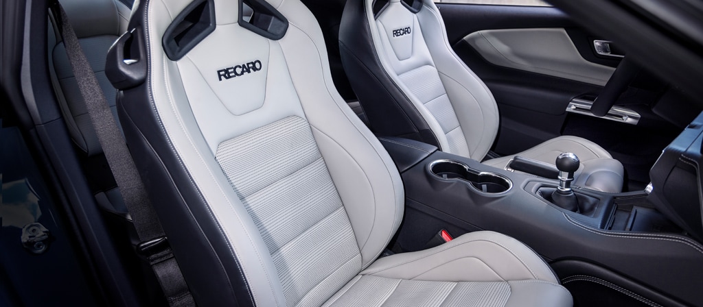 2026 Ford Mustang® fastback interior with available RECARO® seats