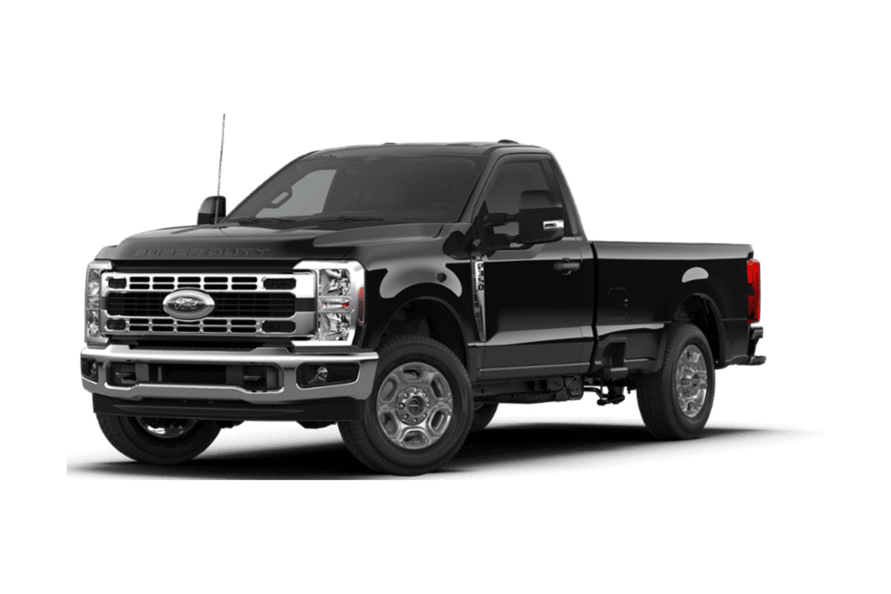 2026 Ford Super Duty® F-350® XLT in Agate Black on a white background