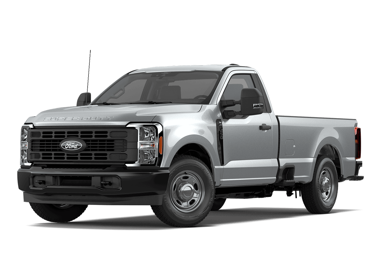 2027 Ford Super Duty® F-250® XL model in Agate Black on a white background