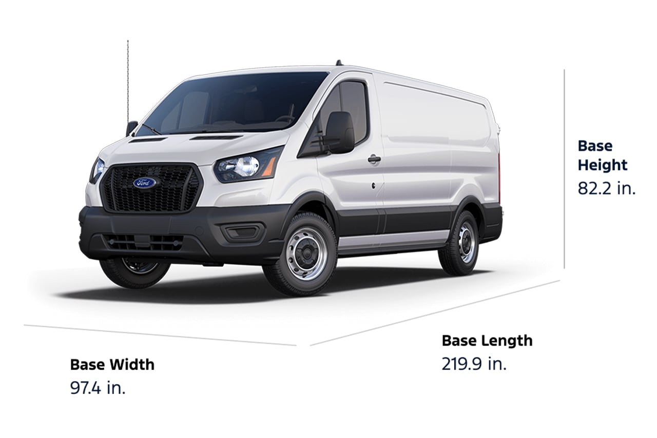 2025 Transit® Cargo Van Dimensions