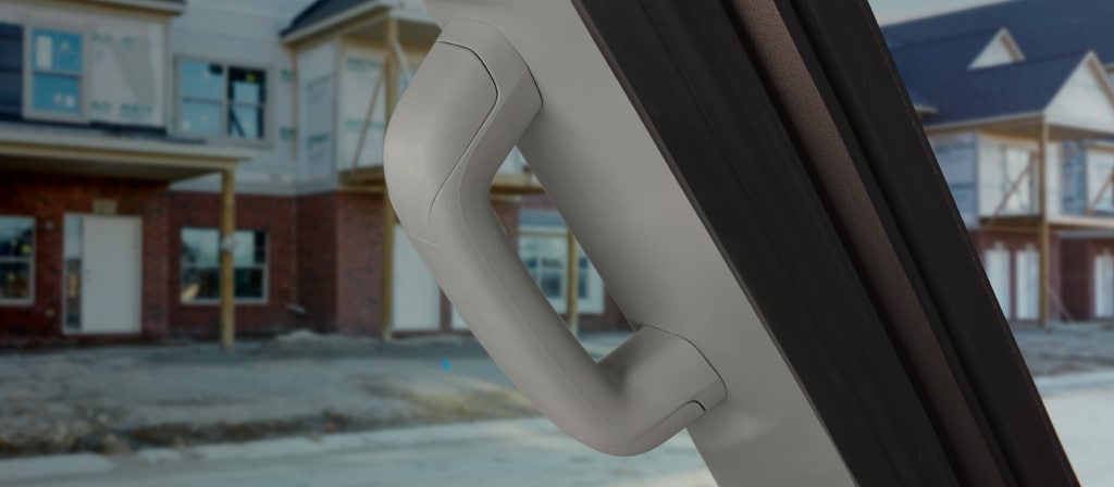 Close-up of the 2025 Ford Transit ® Van grab handle