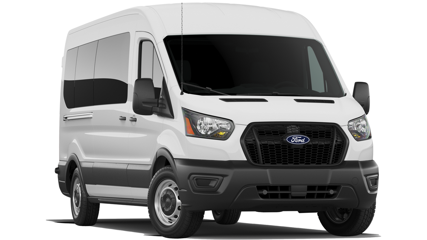 2026 Ford Transit® Passenger Van XL model in Oxford White