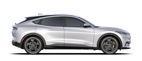 2022 Ford Mustang Mach E Select shown in Iconic Silver
