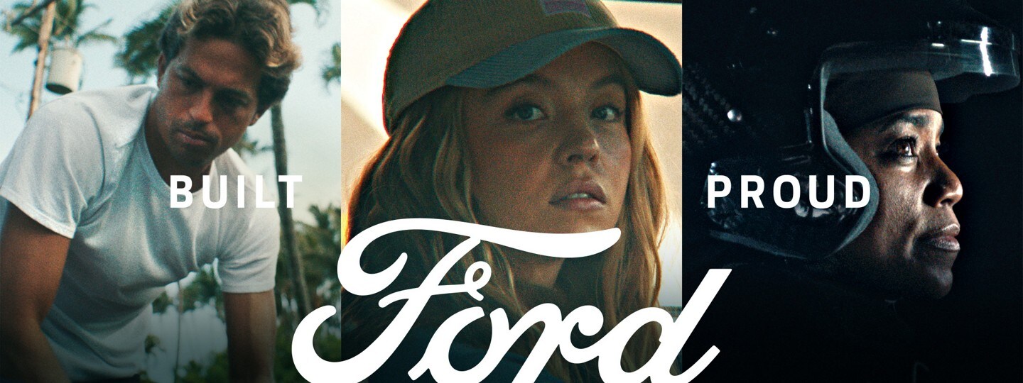 Built Ford Proud image containing Sydney Sweeney, Kai Lenny, and Dee Bryant