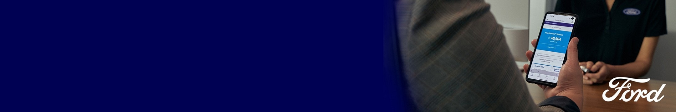 Man using a smartphone.