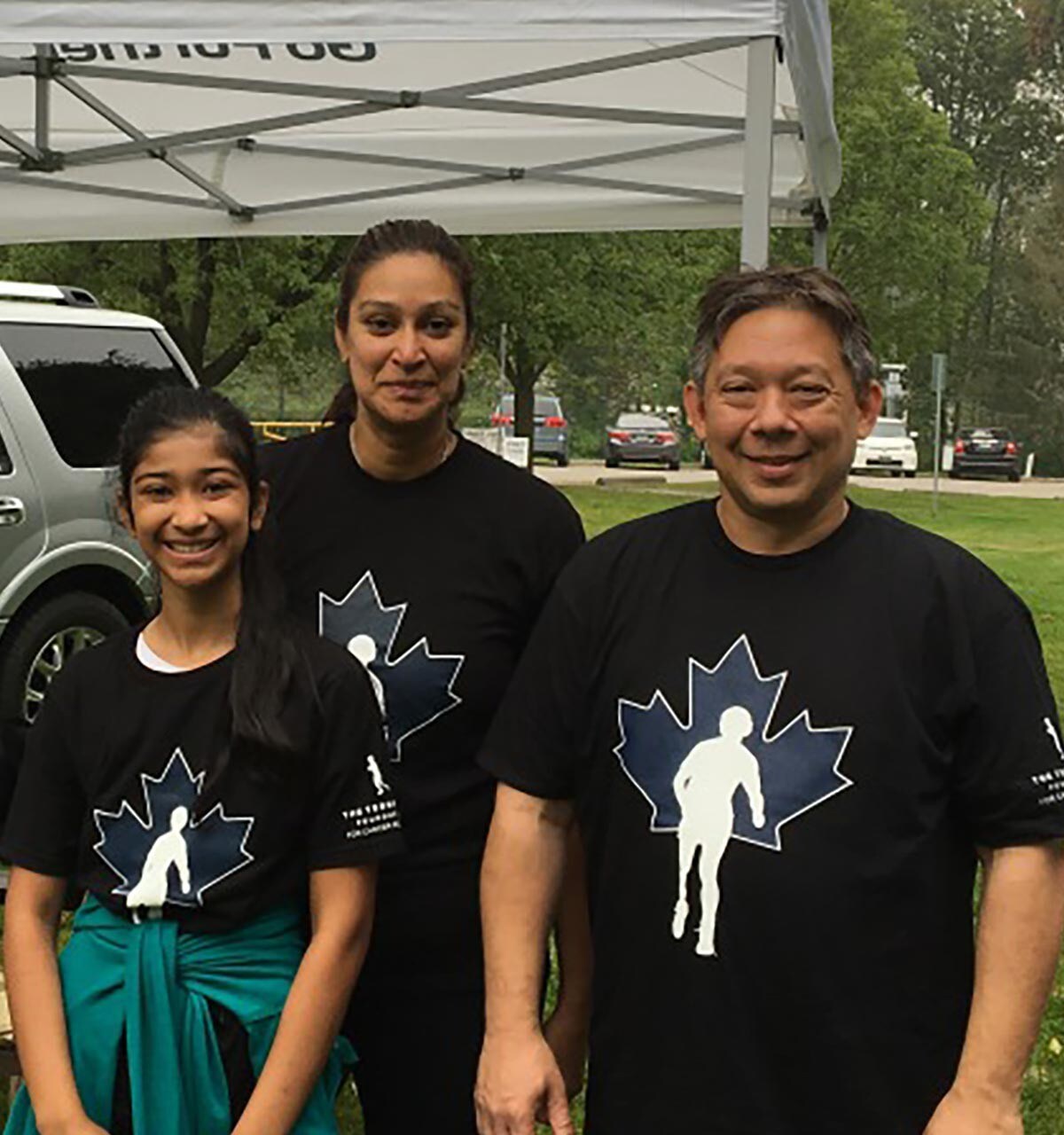 Family attends Ford Terry Fox Run event