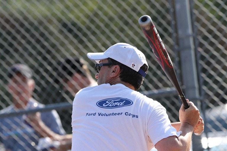 Ford Volunteer Corps baseball event