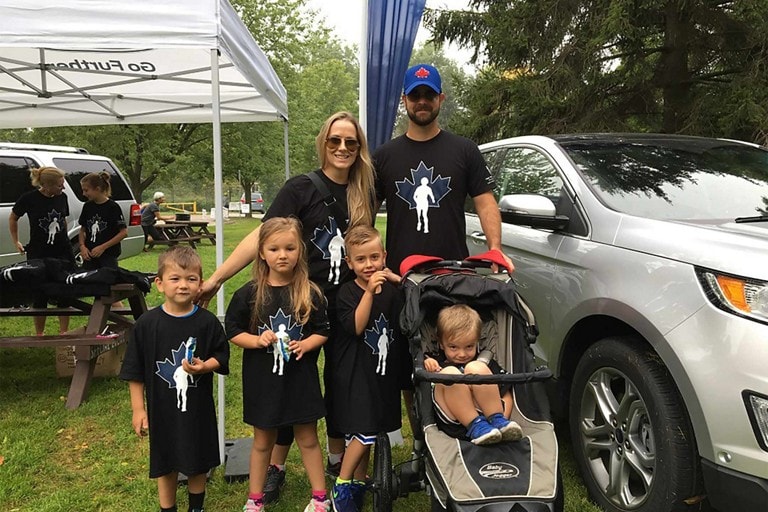 Family attends Ford Terry Fox Run event