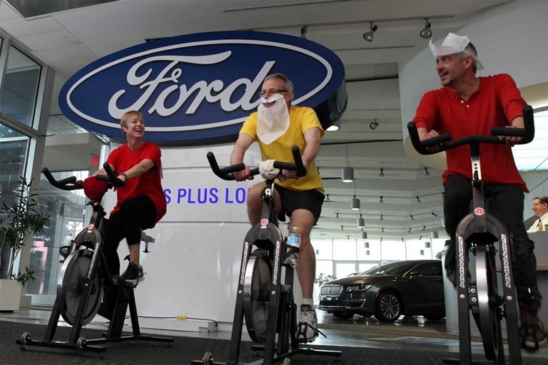 Ford Employee Event bike-a-thon