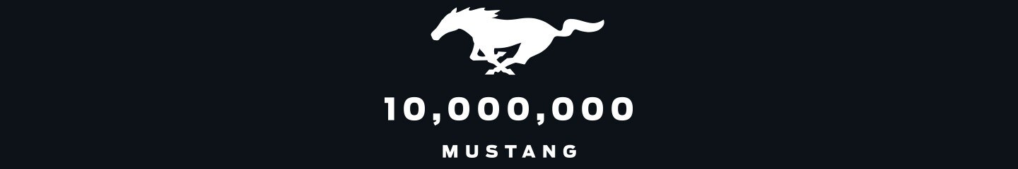 10 Million Mustangs logo shown