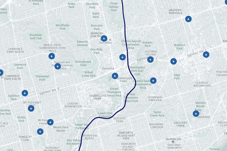 Blue Oval Charge Network Public EV Charging Network Ford Canada