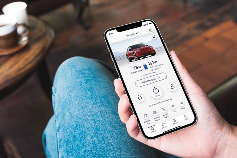 A phone screen showing the FordPass app