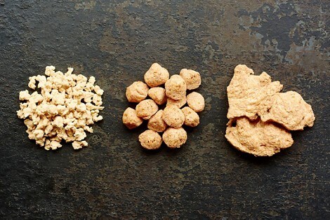 Soy in various states of preparation