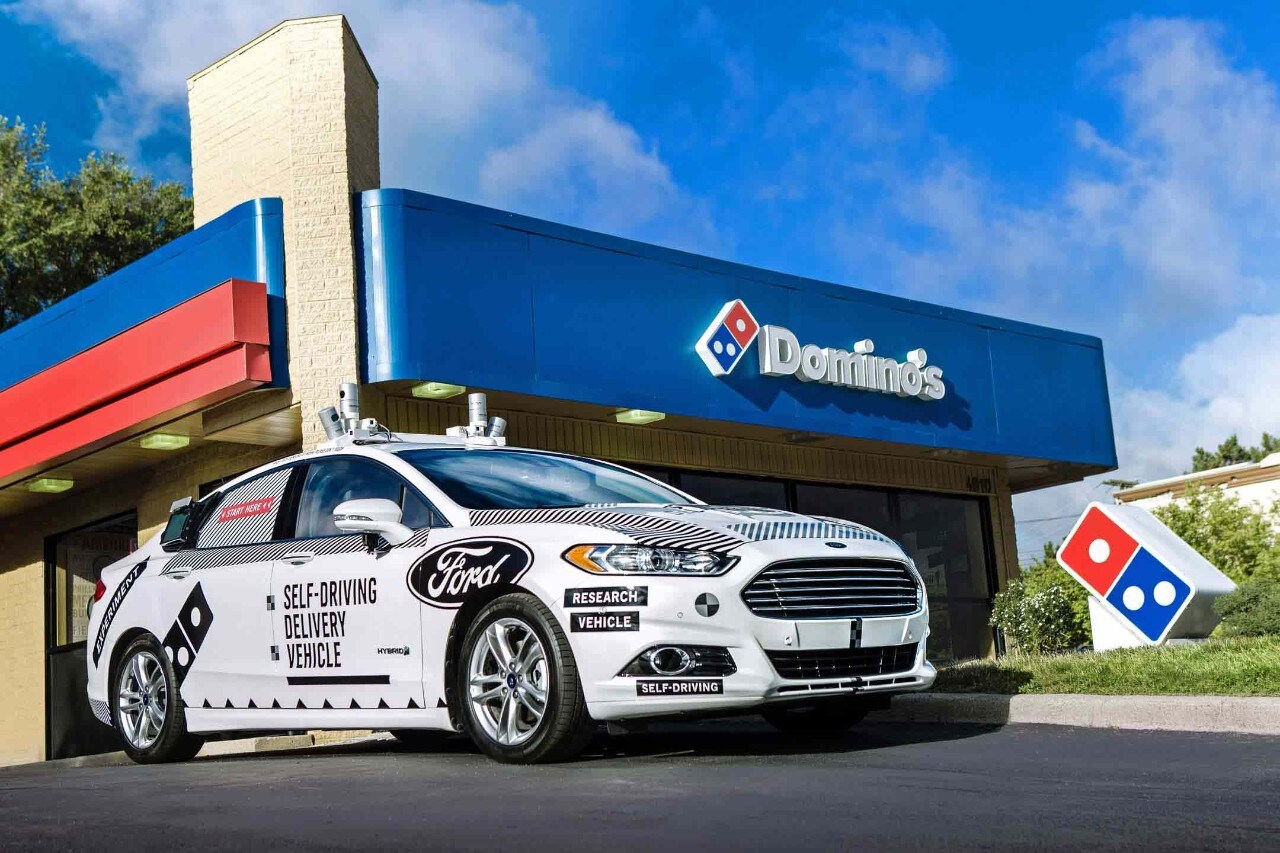 Domino's Pizza and Ford car
