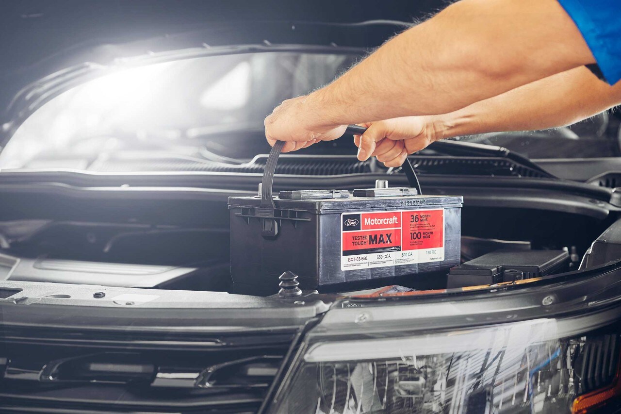 Replacing a car battery