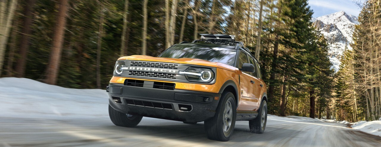 Bronco Sport with optional ski rack