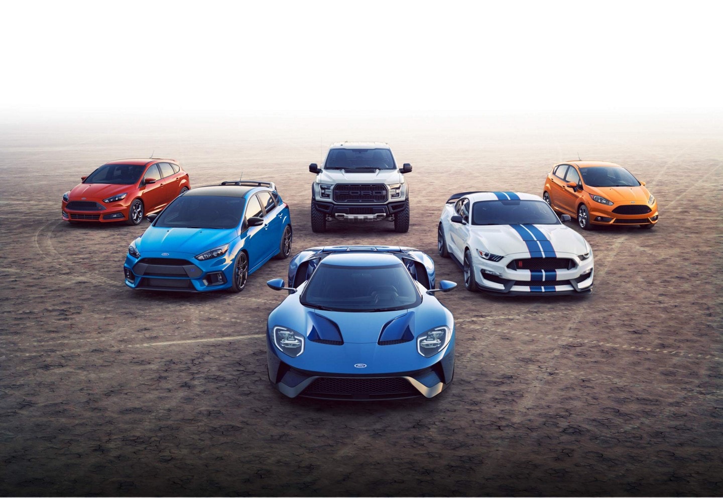 The family of Ford Performance Vehicles