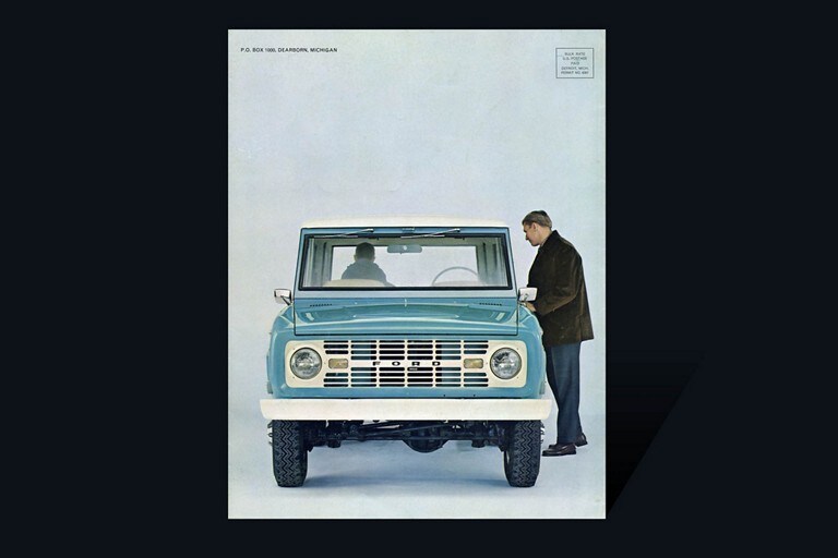 cover of 1968 Ford Bronco vehicle brochure