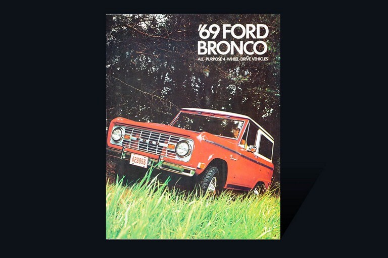 cover of 1969 Ford Bronco vehicle brochure