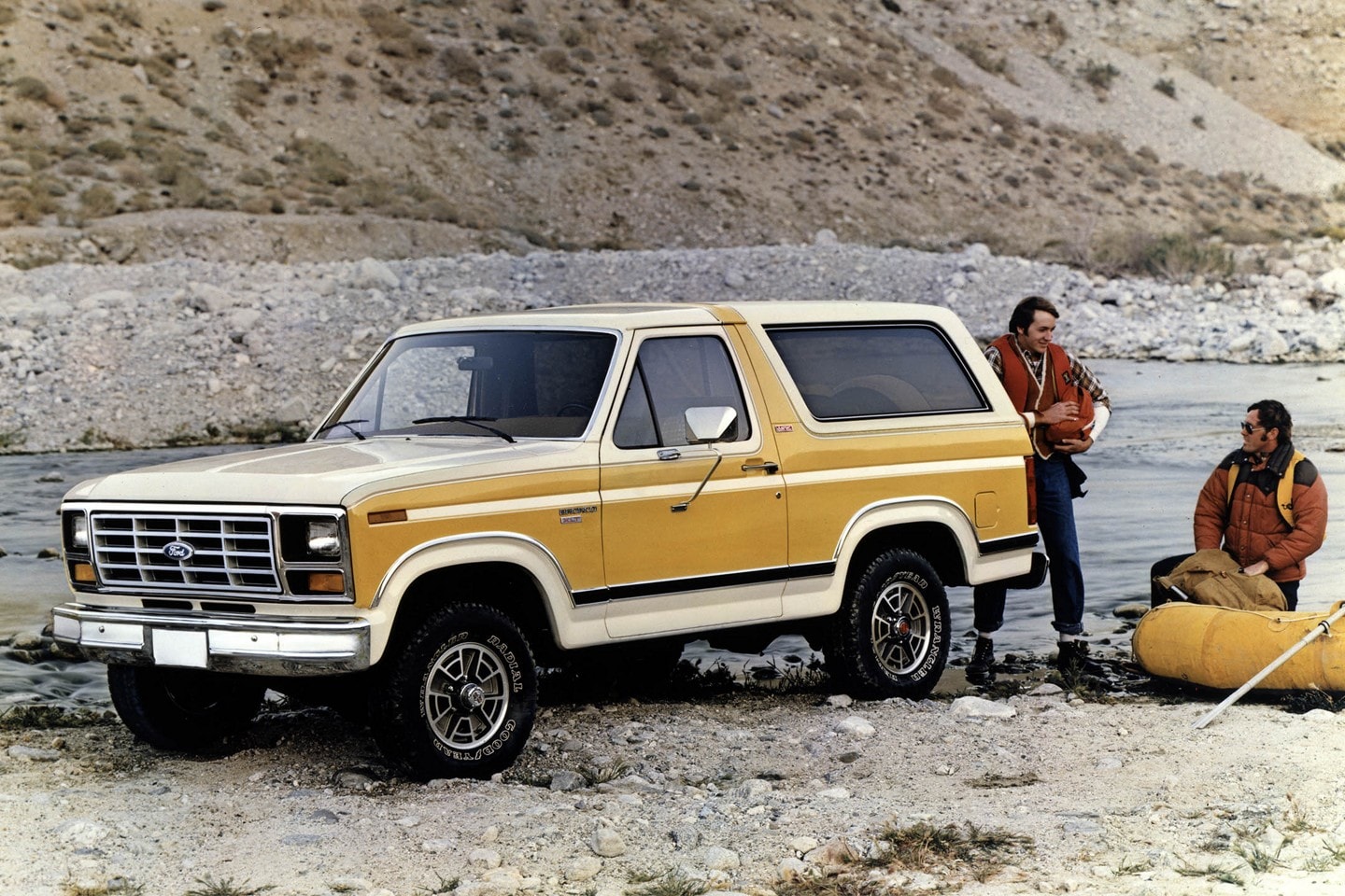 1982 Ford Bronco X L T in Victoria Tu Tone