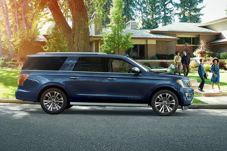 2021 Ford Expedition in a driveway