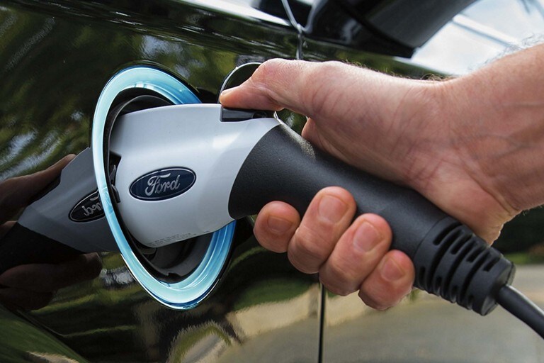 Ford EV Charger charging an EV