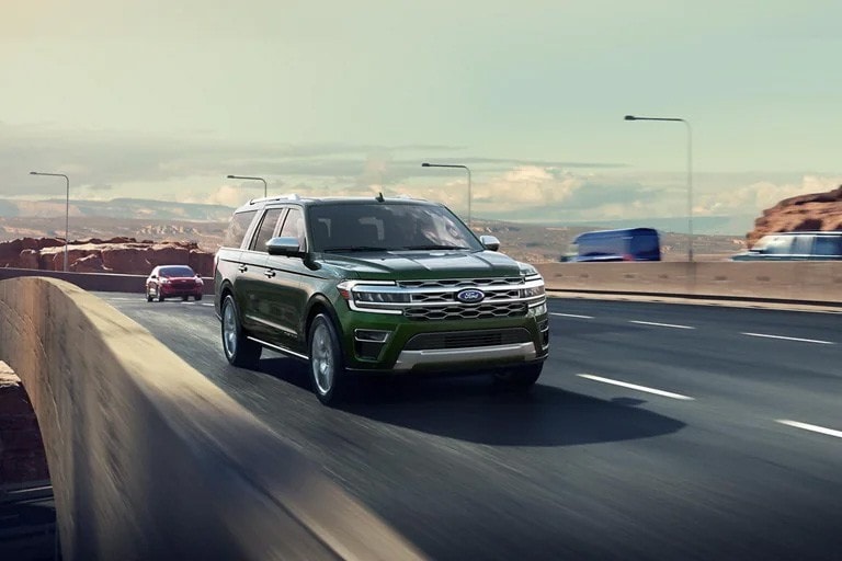 Ford SUV on a highway