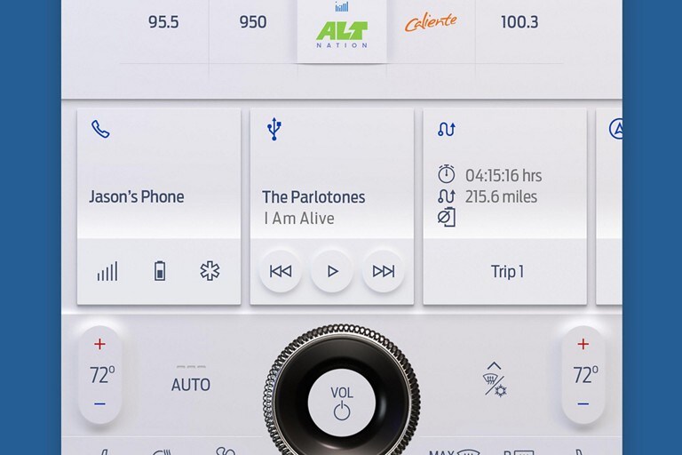 Image of Sync 4a’s new dashcards system