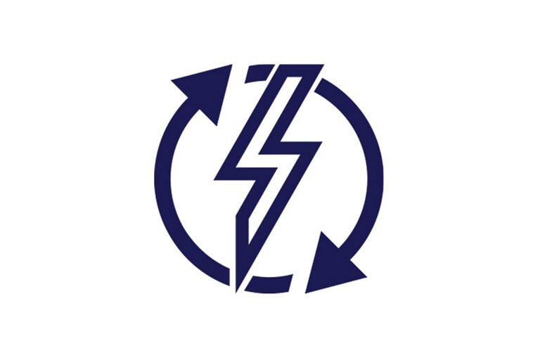 Icon of a lightning bold encircled by arrows