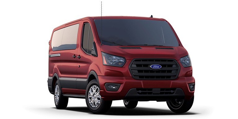 2021 Ford Transit in Kapoor Red
