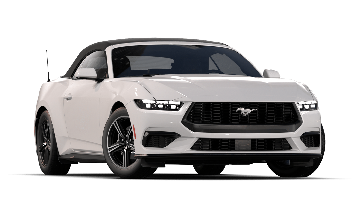 2025 Ford Mustang® EcoBoost® Convertible in Oxford White