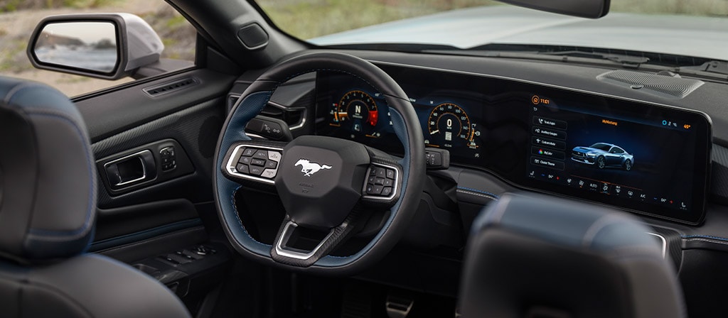 2025 Ford Mustang® GT California Special® convertible interior