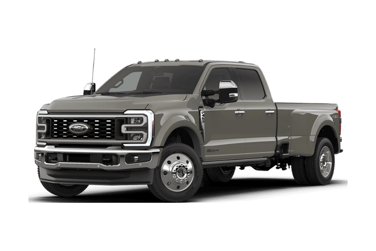 2026 Ford Super Duty® F-450® King Ranch® in Marsh Grey on a white background