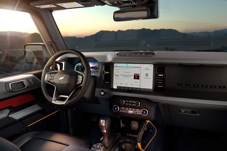 Close-up of the 2023 Ford Bronco® SUV Shifter
